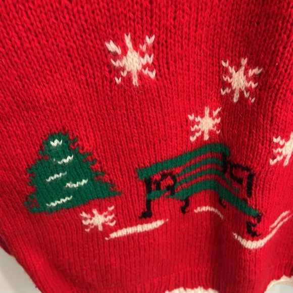 Red Holiday Skaters Sweater - Picture 5 of 5